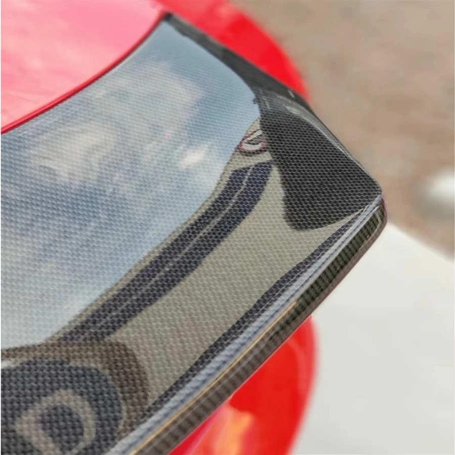 AC Style Carbon Fiber Ducktail Rear Spoiler for Dark Horse S650 GT with High Polished Finish